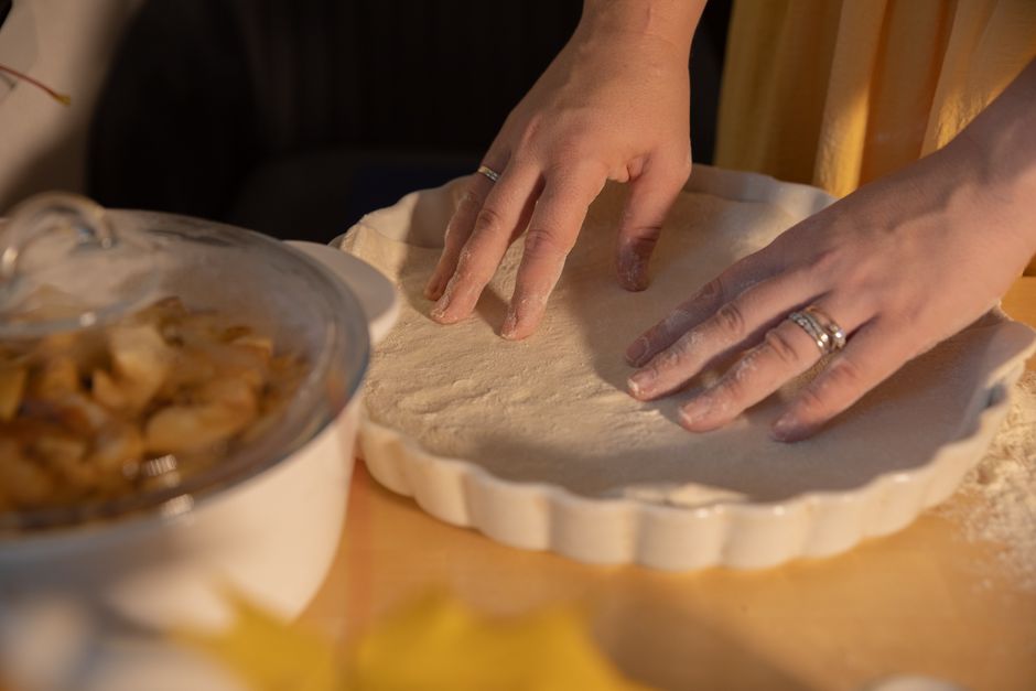 Tarte aux pommes rustique, croustillante et rapide