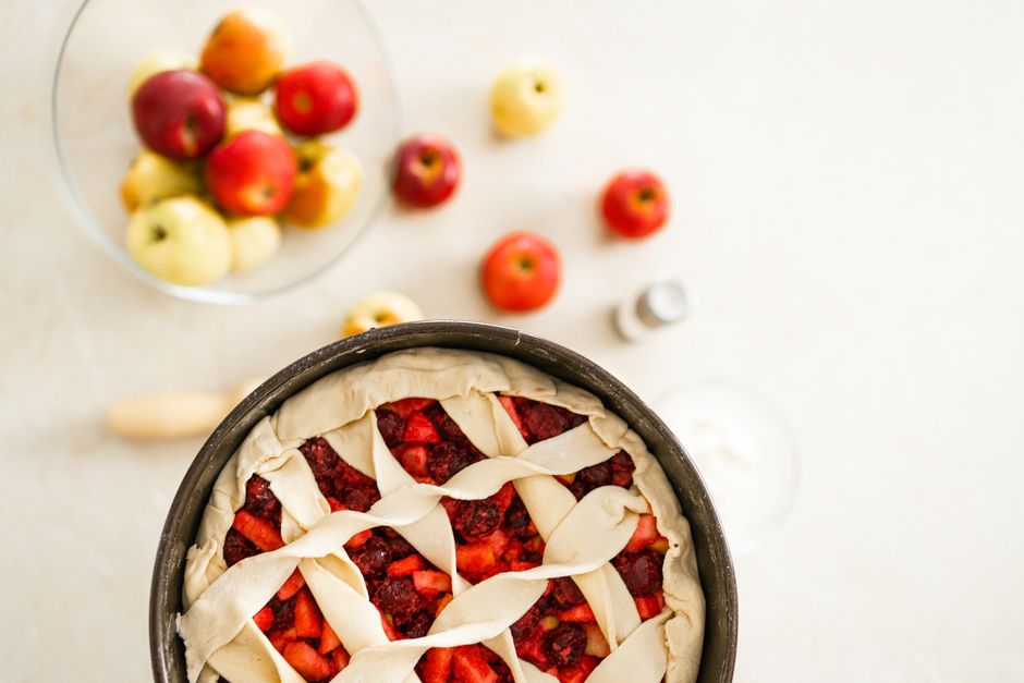 Tarte aux pommes rustique, croustillante et rapide