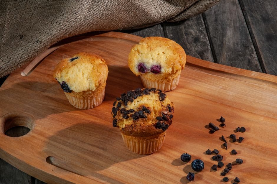 Muffins aux myrtilles : moelleux sans retomber